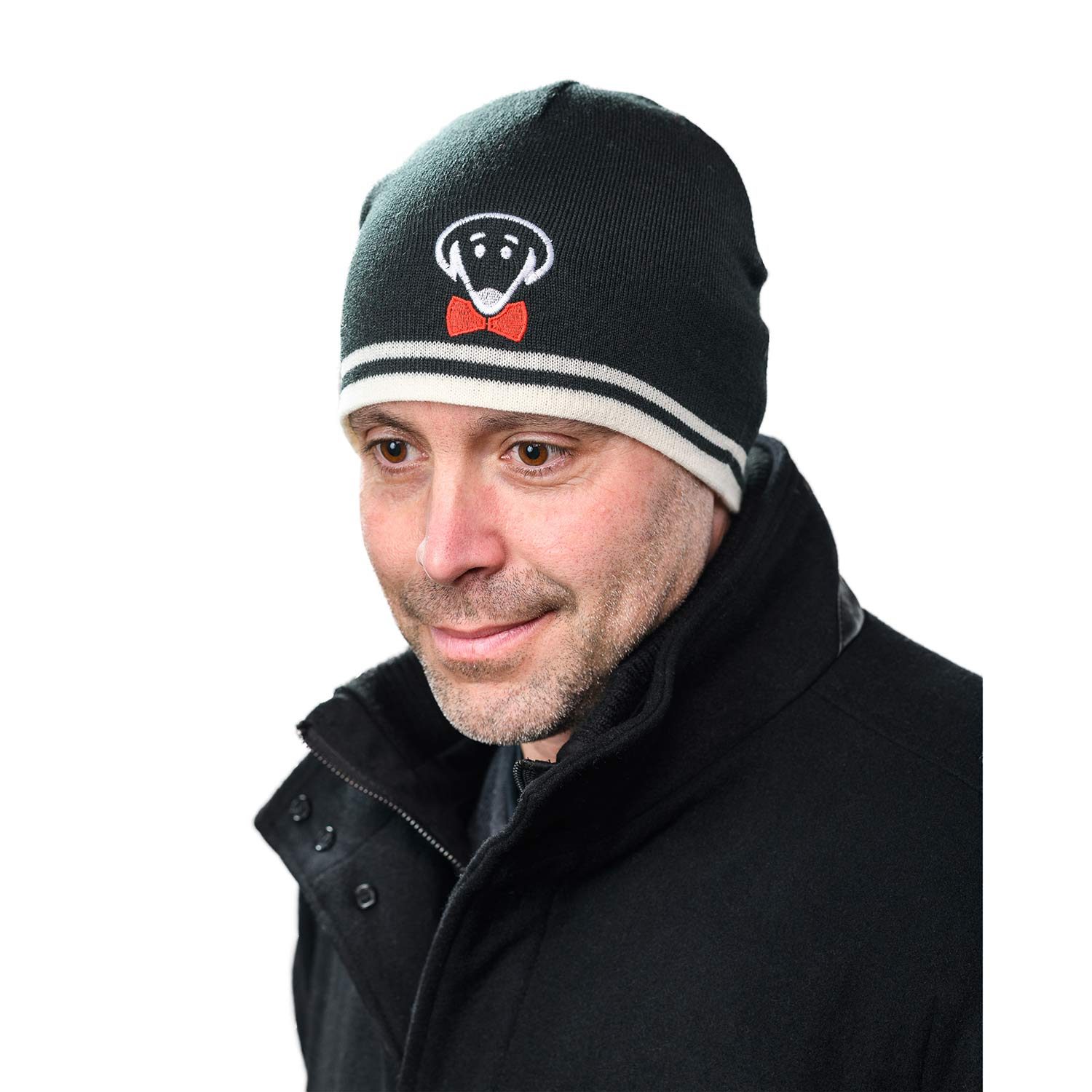 A classic winter look! - Signature knit hat by Beau Tyler