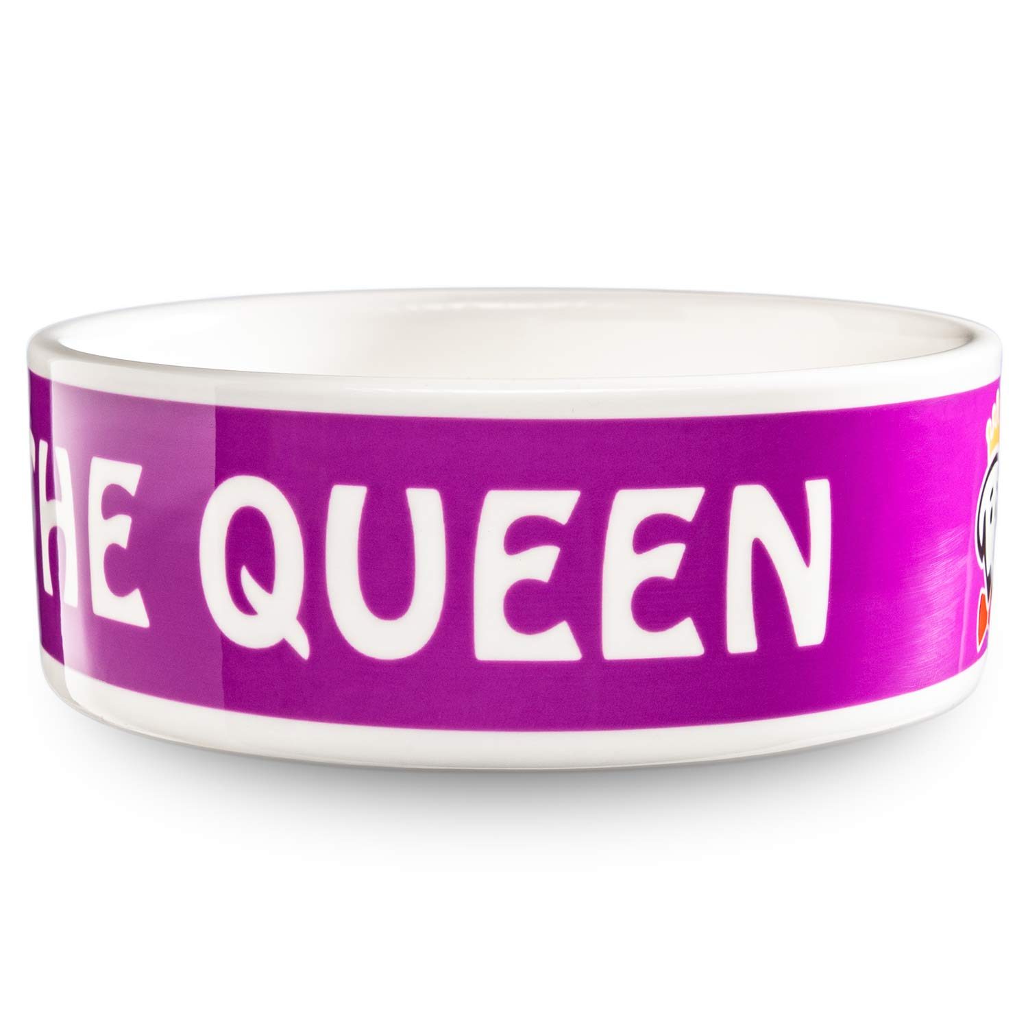Royal Pet Bowl (Queen) in purple by Beau Tyler