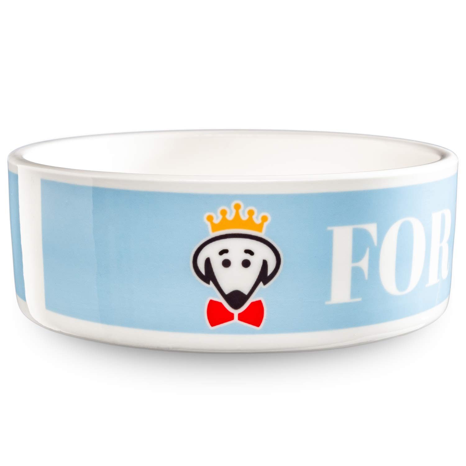 Royal Pet Bowl (Prince) in baby blue by Beau Tyler