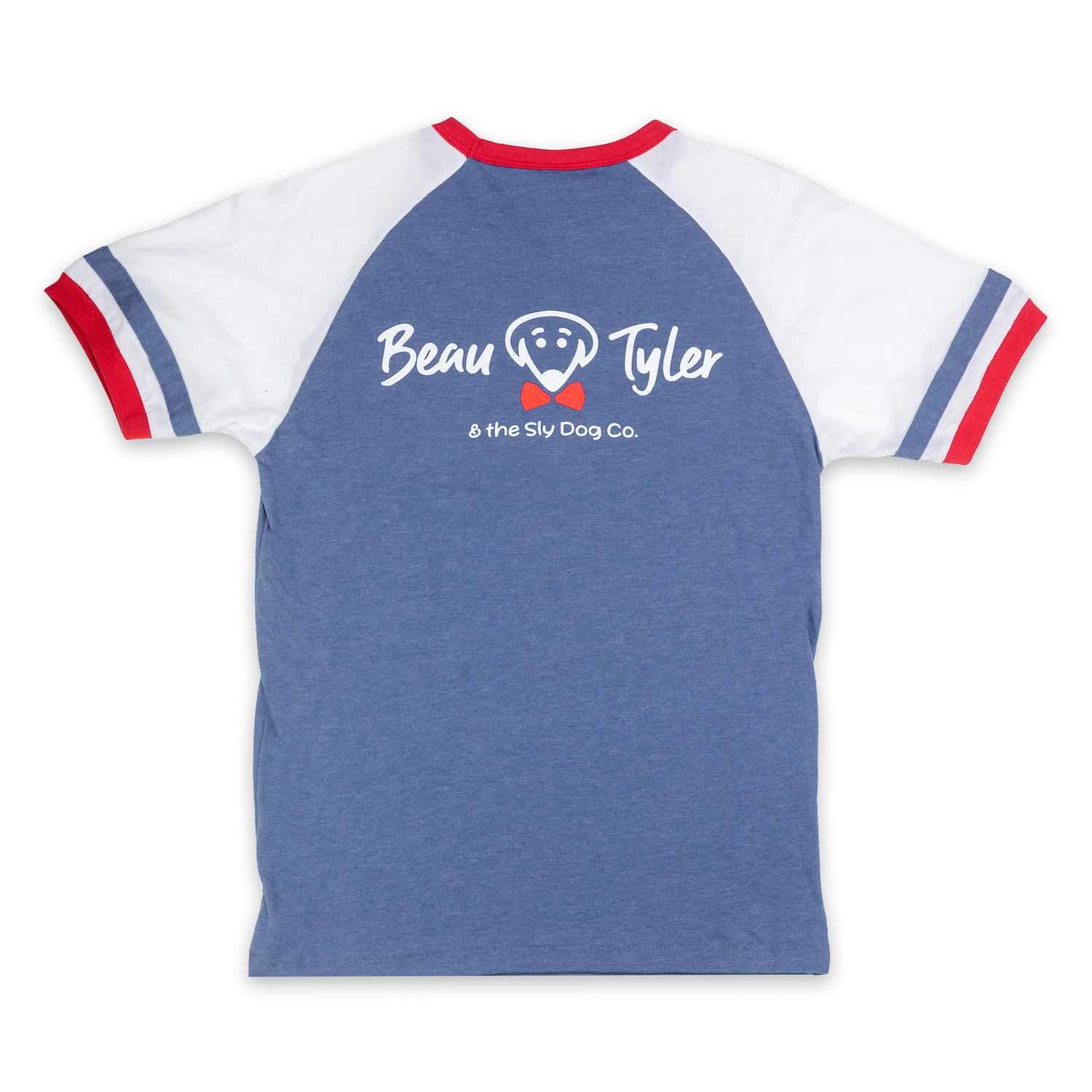 Beau Tyler - Laugh.Love.Lick. T2 blue white red back