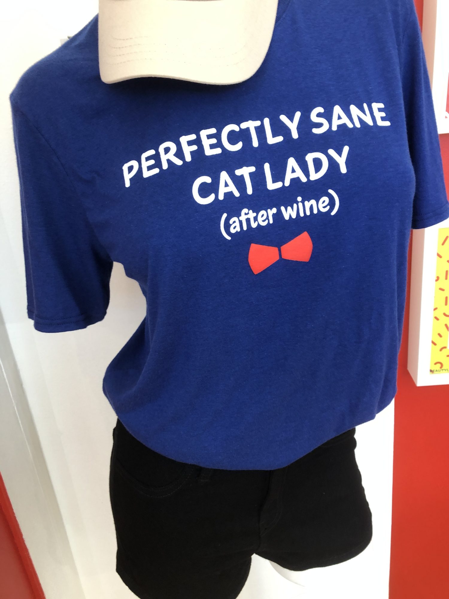 Beau Tyler - Perfectly sane cat lady after wine shirt temp