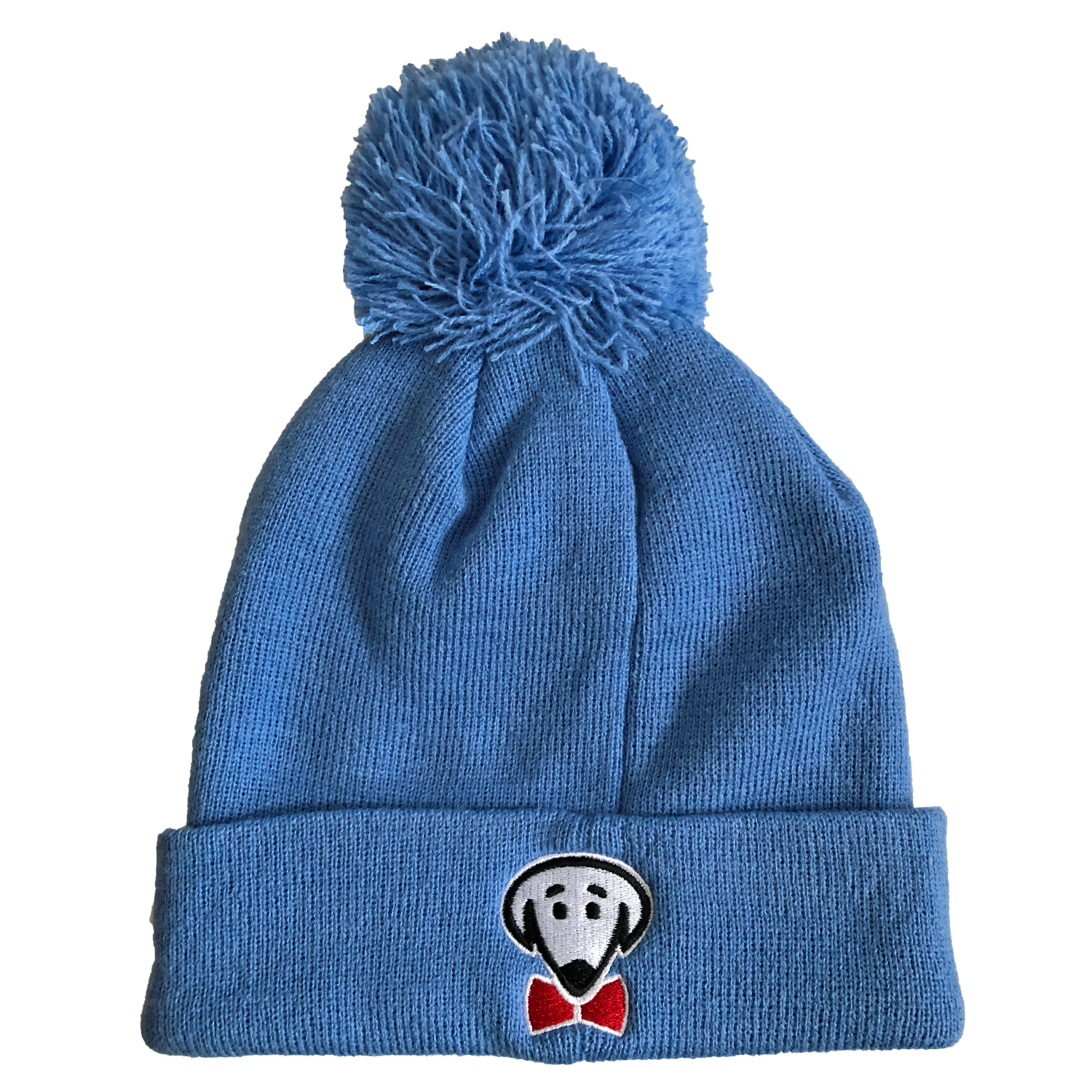 Beau Tyler - RockStar winter knit hat baby blue back - maybe temp