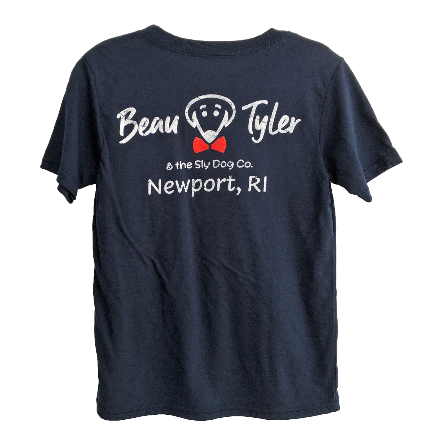 Beau Tyler - Kids vintage Kelly shirt navy blue Newport back temp