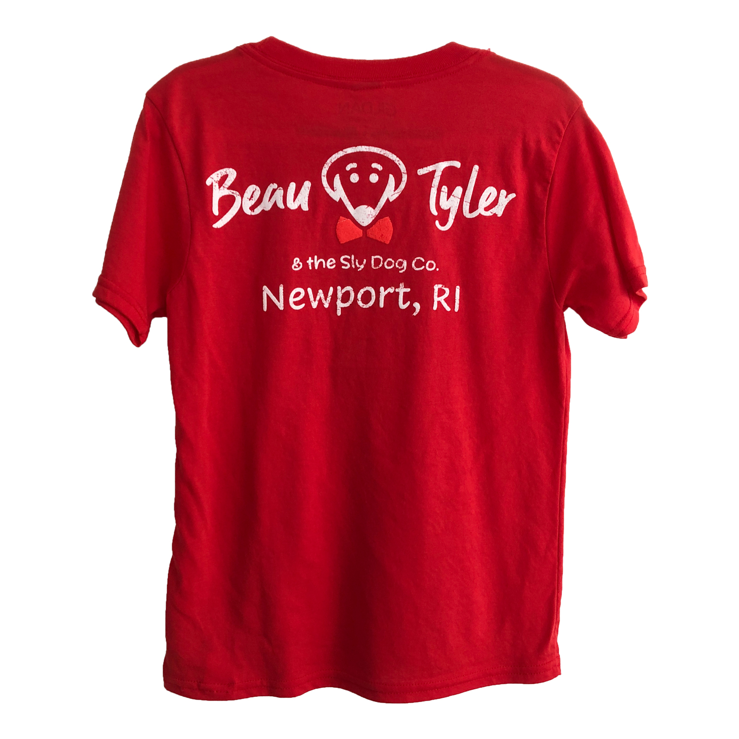 Beau Tyler - Kids vintage Kelly shirt red Newport back temp
