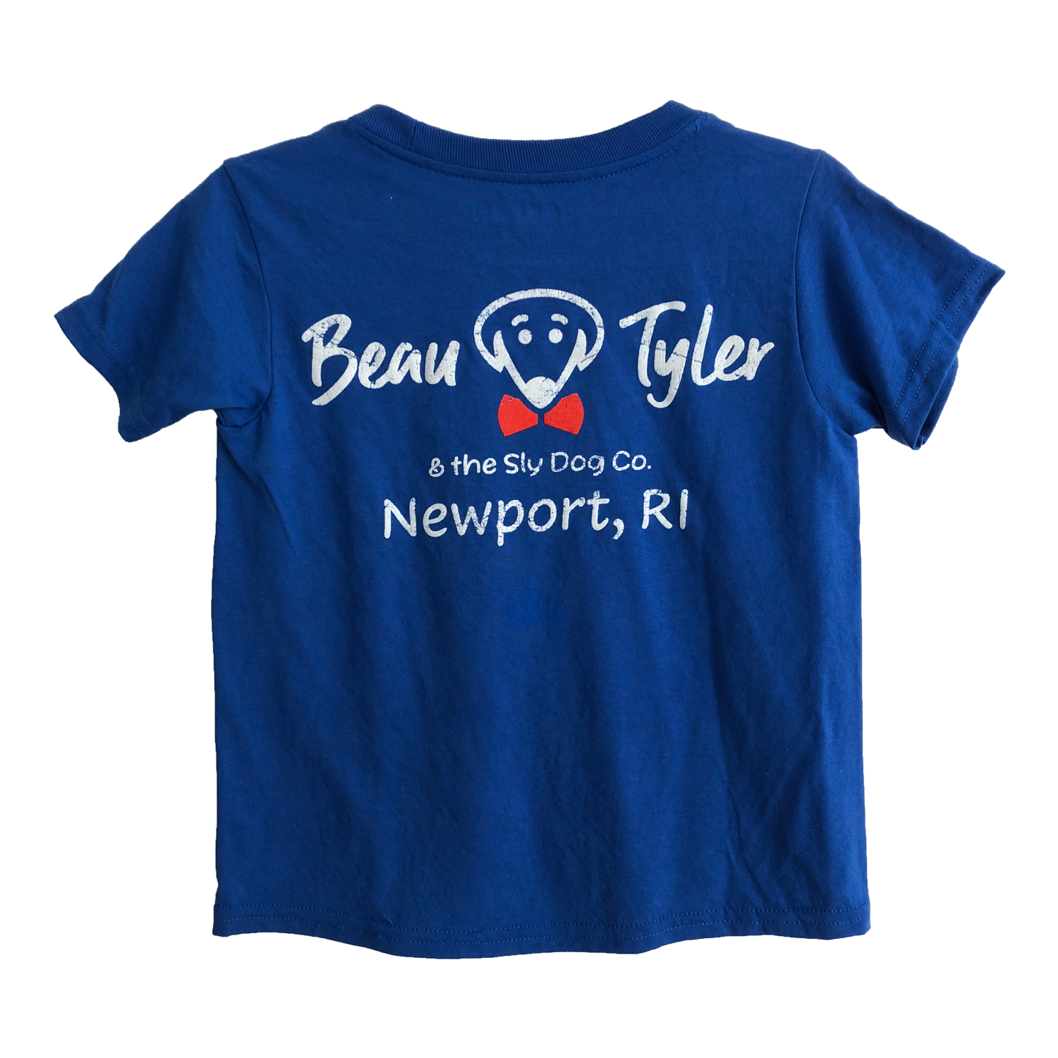 Beau Tyler - Kids vintage Kelly shirt royal blue Newport back temp