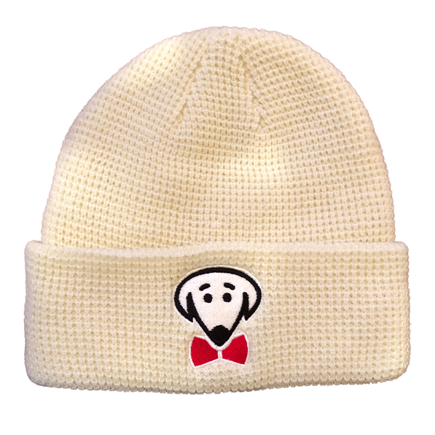 Beau Tyler - Waffle winter knit hat cream white temp
