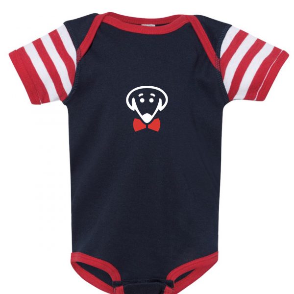 Beau Tyler - baby onesie blue temp