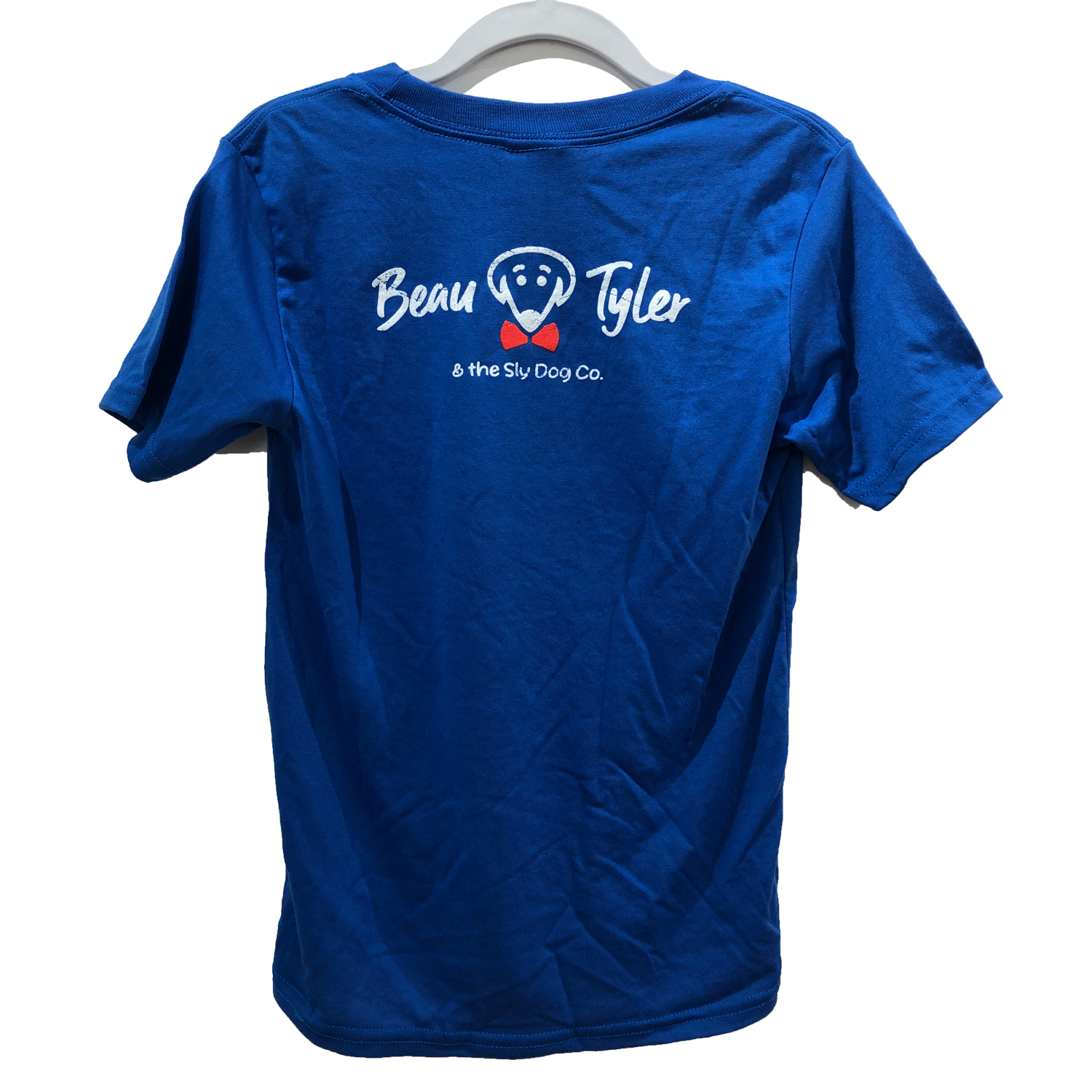 Beau Tyler - kids vintage Kelly shirt royal blue back no newport temp