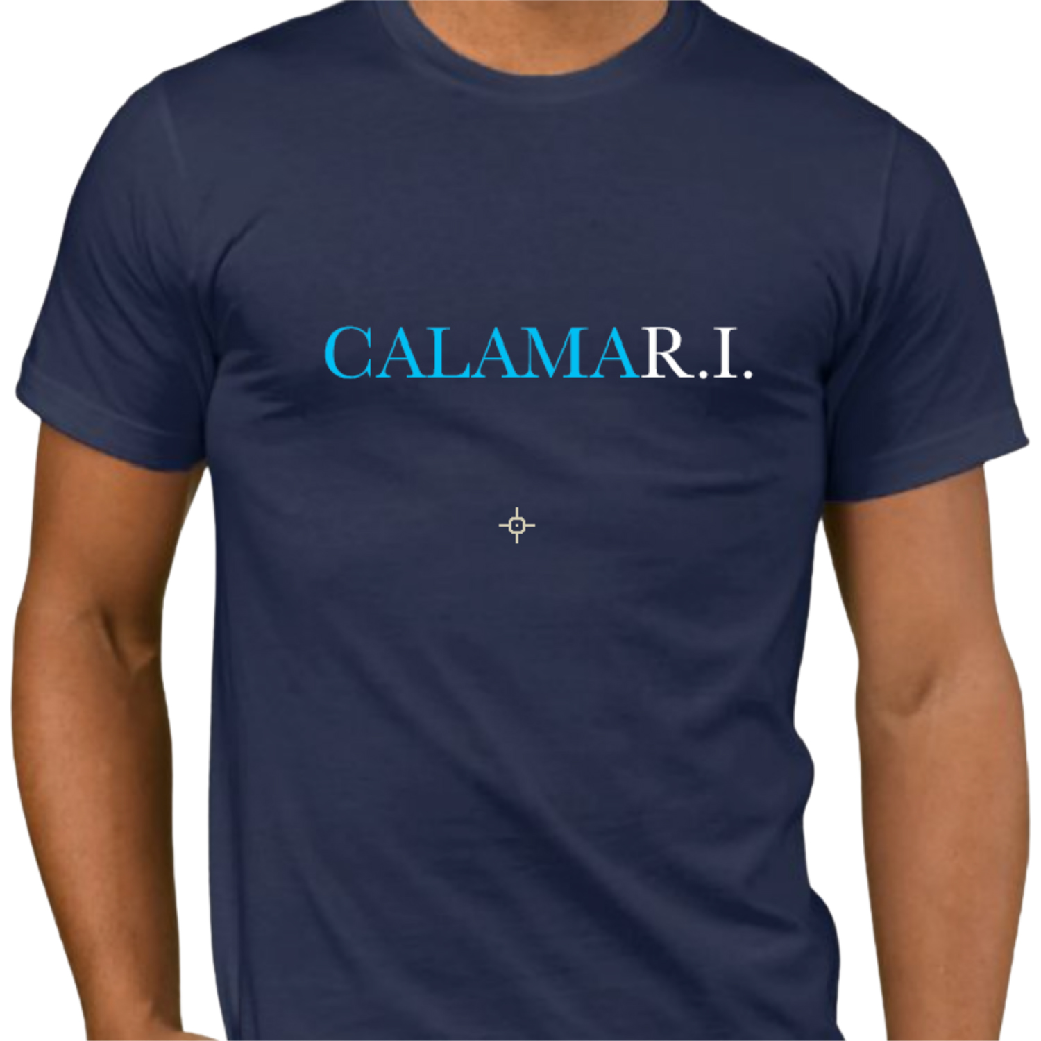 Beau Tyler Bow Ties - CALAMAR.I. Rhode Island calamari shirt 1 blue front
