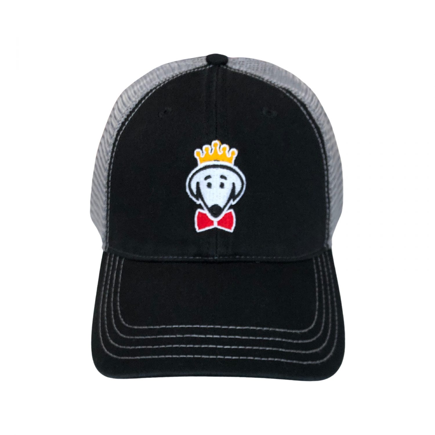 Beau Tyler crown baseball hat black front gray back