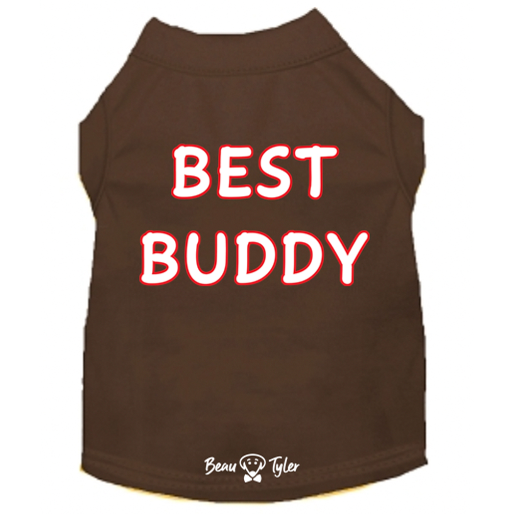 Beau Tyler - Best Buddy pet shirt brown