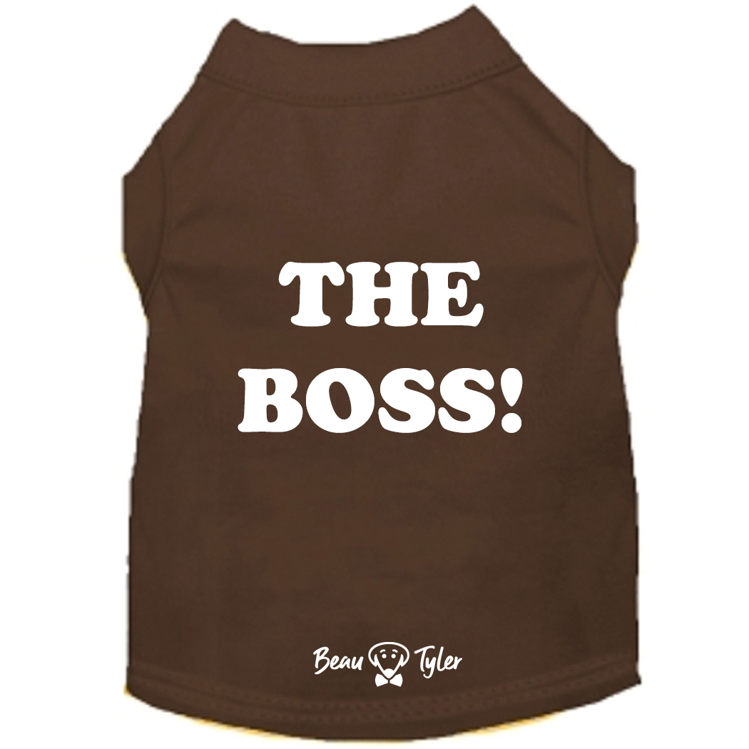 Beau Tyler - The Boss pet shirt brown