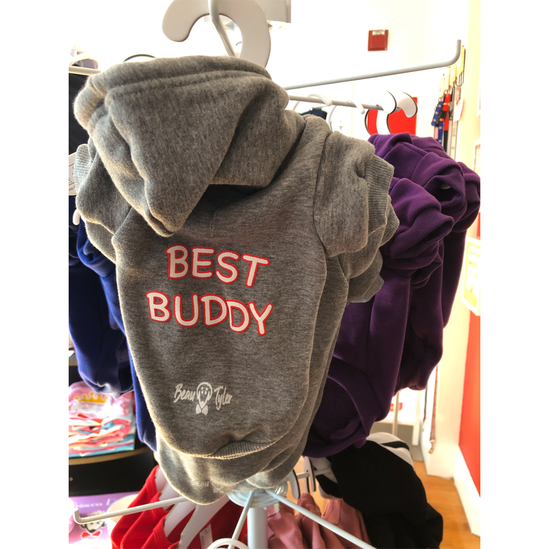Beau Tyler - dog clothes post 1c best buddy gray